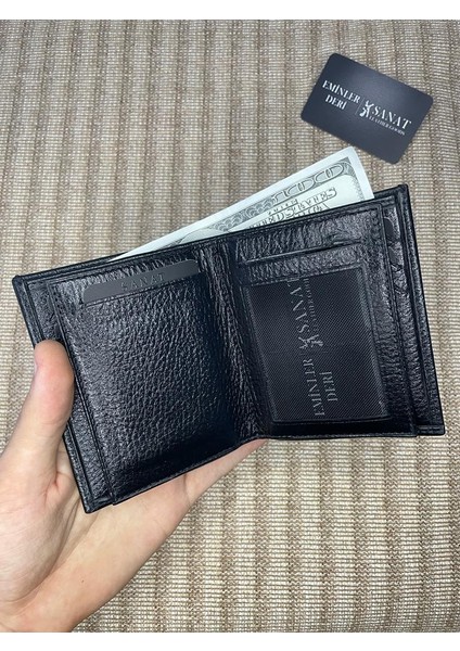 SL-666 Çok Kart Bölmeli Erkek Cüzdanı Sanat Leather