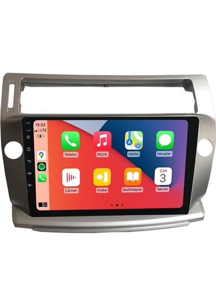 Citroen C4 2006 2011 2gb Ram 9inç Kablosuz Carplay Android Auto Oem Multimedya Navigasyon