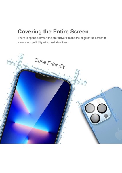 Iphone 15 Pro Uyumlu Kenarları Kırılmaya Dayanıklı 5d Cam Ekran Koruyucu
