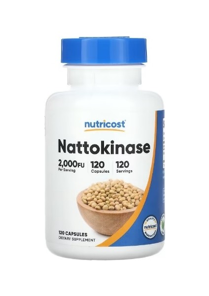 Nattokinase, 2,000 Fu, 120 Capsules