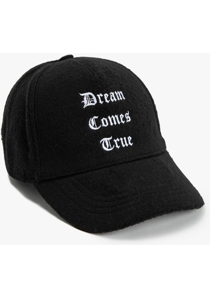 Cap Şapka Slogan İşlemeli