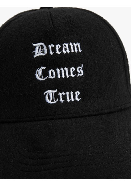 Cap Şapka Slogan İşlemeli modelleri