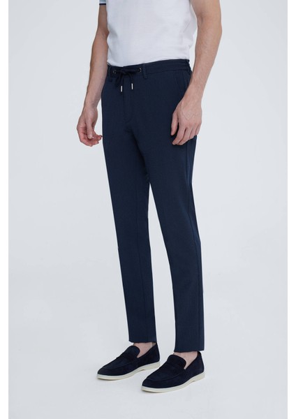 Erkek Lacivert Spor Slim Fit Jogger Yazlık Pantolon modelleri