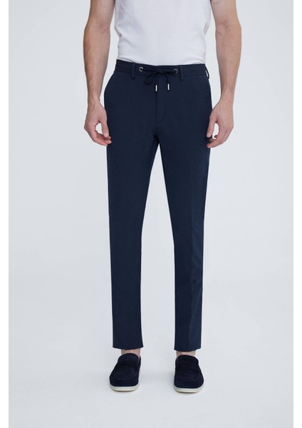 Erkek Lacivert Spor Slim Fit Jogger Yazlık Pantolon fırsatları