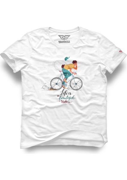 Bisiklet Sürüşü Tasarım Tişört