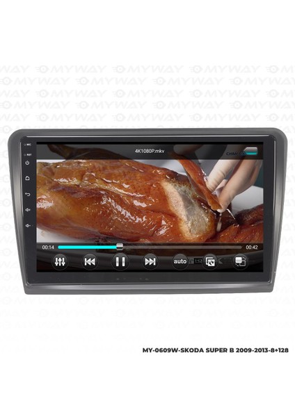 Skoda Superb Android 12 Multimedya Carplay 4gb RAM+64GB HDD 2009-2013 Navigasyon Ekran