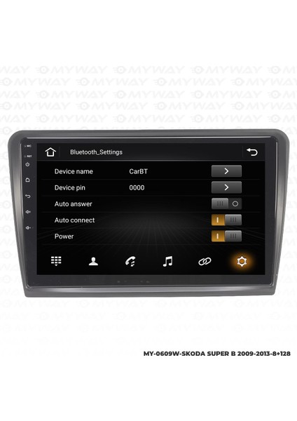 Skoda Superb Android 12 Multimedya Carplay 4gb RAM+64GB HDD 2009-2013 Navigasyon Ekran modelleri