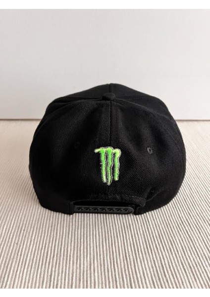 Monster Canavar Nakışlı Arkasından Ayarlamalı Snapback Unisex Siyah Hip Hop Şapka indirimleri