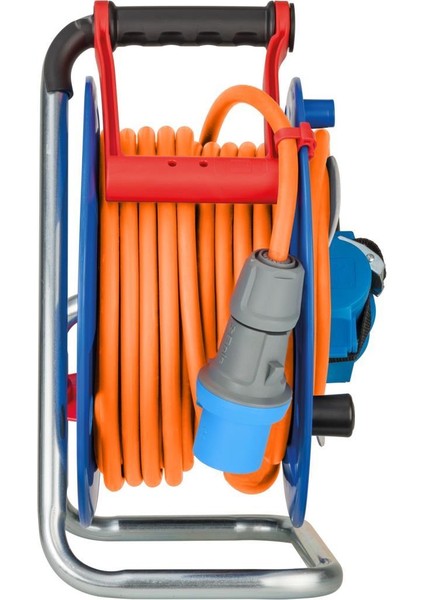 Camping Serisi Cee ve 230 V Çeviricili 25 Metre IP44 Dış Mekan Makara Kablosu
