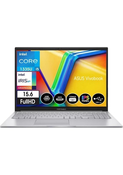 Vivobook 15 X1504VA-NJ104A03 I5-1335U 40GB 512GB 15.6" Fdos Fhd