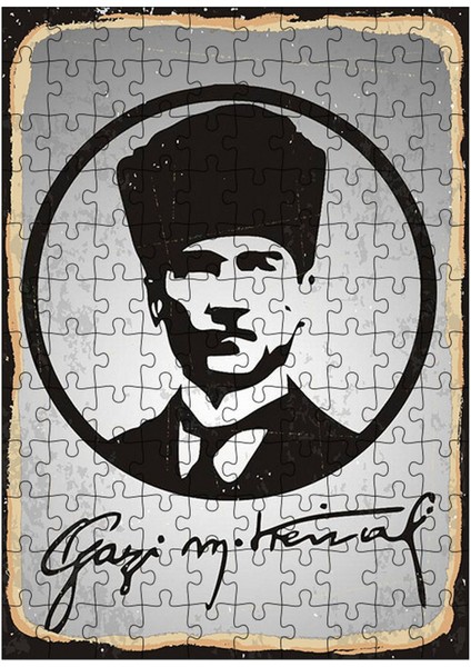 Ahşap Mdf Puzzle Yapboz Gazi Mustafa Kemal Atatürk