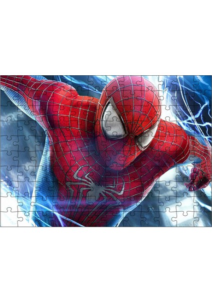 Ahşap Mdf Puzzle Yapboz Marvel Örümcek Adam 120 Parça 25*35 cm