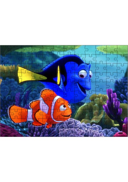 Ahşap Mdf Puzzle Yapboz Kayıp Balık 120 Parça 25*35 cm