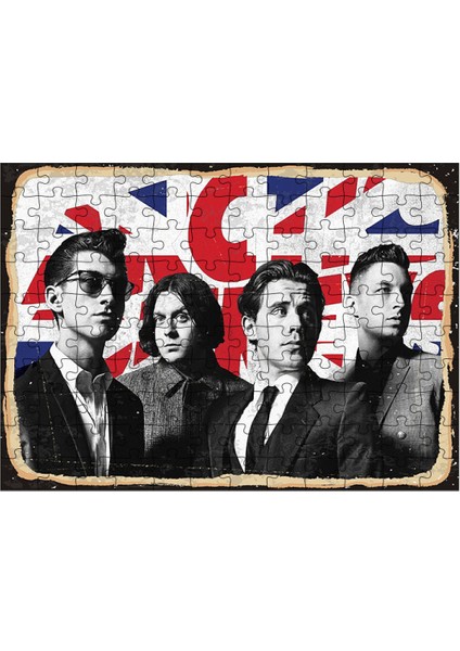 Ahşap Mdf Puzzle Yapboz Arctic Monkeys 120 Parça 25*35 cm