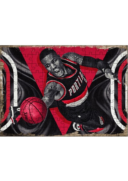 Ahşap Mdf Puzzle Yapboz Portland Nba 120 Parça 25*35 cm