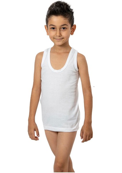 6’lı Paket Beyaz Çocuk Atlet fiyatları