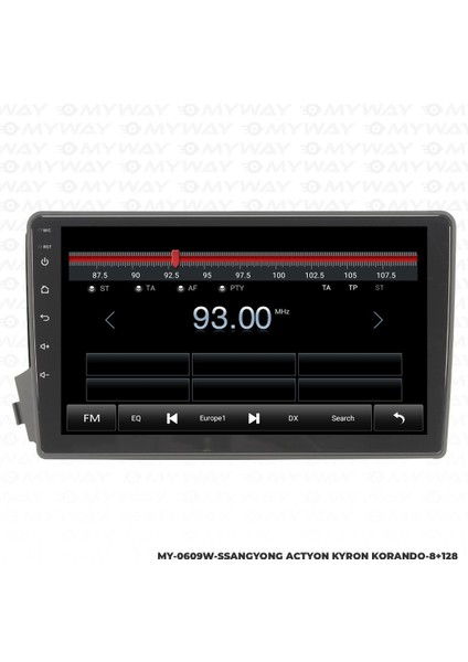 Ssangyong Kyron Android 12 Multimedya Carplay 4gb RAM+64GB HDD Navigasyon Ekran fırsatları