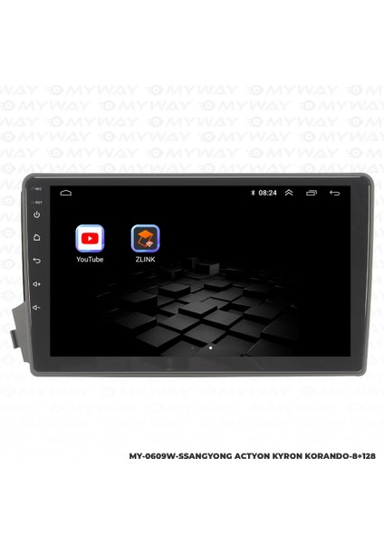 Ssangyong Kyron Android 12 Multimedya Carplay 4gb RAM+64GB HDD Navigasyon Ekran indirimleri