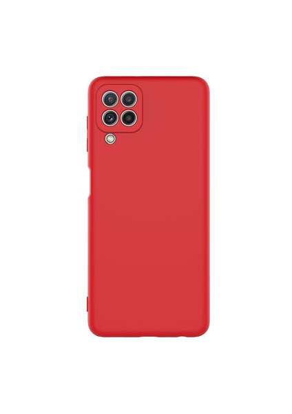 Samsung Galaxy A22 4g Içi Kadife Dolgulu Şık Candy Lansman Silikon Kılıf