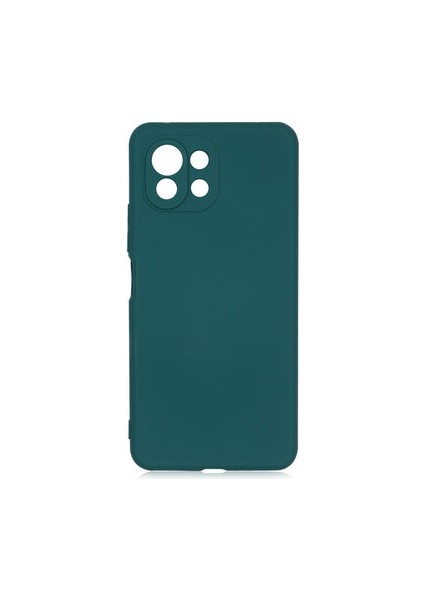 Xiaomi Mi 11 Lite Içi Kadife Dolgulu Şık Candy Lansman Silikon Kılıf