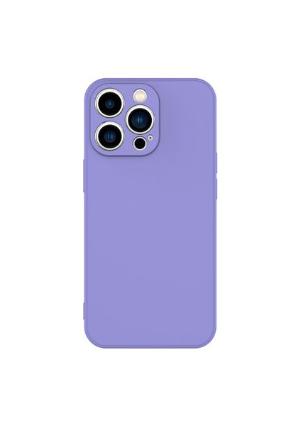 iPhone 13 Pro Içi Kadife Dolgulu Şık Candy Lansman Silikon Kılıf