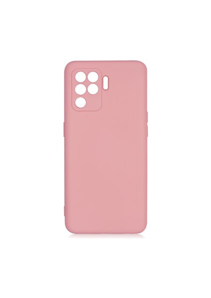 Oppo Reno 5 Lite Içi Kadife Dolgulu Şık Candy Lansman Silikon Kılıf
