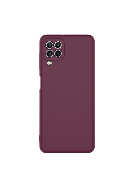 Samsung Galaxy M32 Içi Kadife Dolgulu Şık Candy Lansman Silikon Kılıf