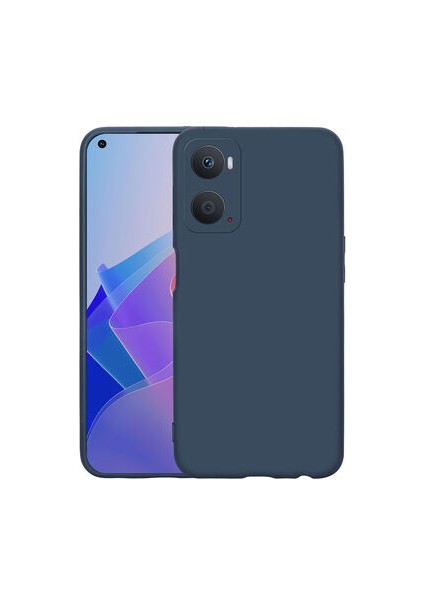 Oppo A96 4g Içi Kadife Dolgulu Şık Candy Lansman Silikon Kılıf