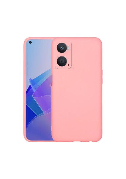 Oppo A96 4g Içi Kadife Dolgulu Şık Candy Lansman Silikon Kılıf