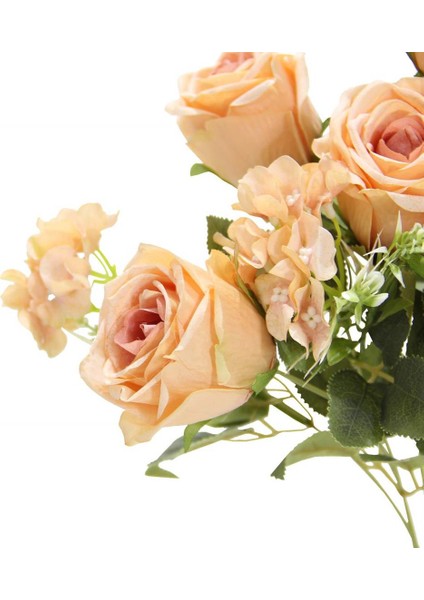 Yapay Gül Lilyum Ortanca Demeti 49 cm Somon fiyatları