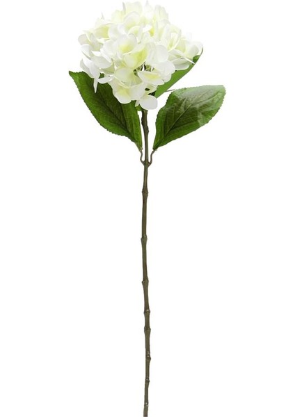 Yapay Ortanca Dalı 60 cm Beyaz