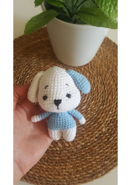 3'lü Minik Amigurumi Oyuncak Köpekler