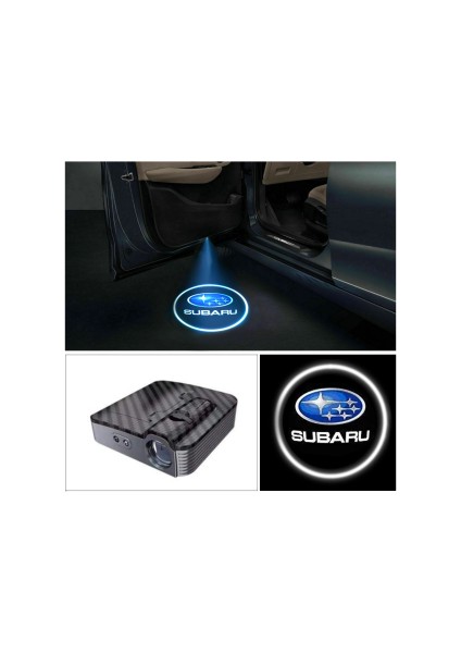 Subaru Uyumlu Karbon Kapı Altı LED Mesafe Sensörlü Yeni Nesil