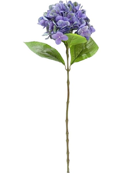 Yapay Ortanca Dalı 60 cm Mavi