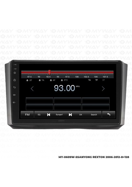 Ssangyong Rexton Android 12 Multimedya Carplay 4gb RAM+64GB HDD 2006-2012 Navigasyon Ekran fırsatları
