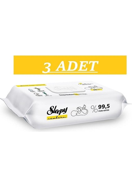Yenidoğan Islak Bebek Havlusu 3 x 40'lı 120 Yaprak fiyatları
