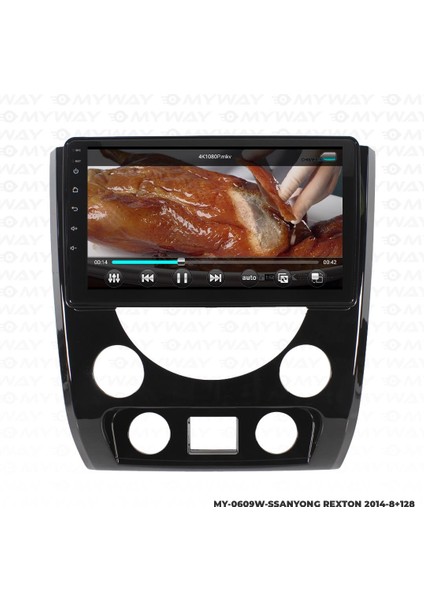 Ssangyong Rexton Android 12 Multimedya Carplay 4gb RAM+64GB HDD 2014 Navigasyon Ekran