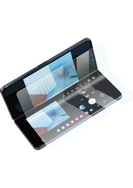 Samsung Galaxy Z Fold 3 Uyumlu Hizalama Aparatlı S-Fit Body Ekran Koruyucu