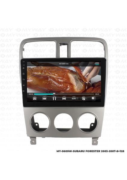 Subaru Forester Android 12 Multimedya Carplay 4gb RAM+64GB HDD 2003-2007 Navigasyon Ekran