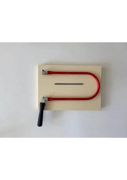 Maket Seti ( Kıl Testere Kolu-Kıl Testere Ucu- 5 Adet A3 4 mm Kavak Kontraplak)