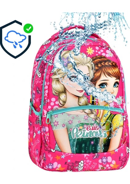 3’lü Ilkokul Frozen Desenli, Kız Çocuk Beslenmeli ve Kalemlikli Okul Çantası fırsatları