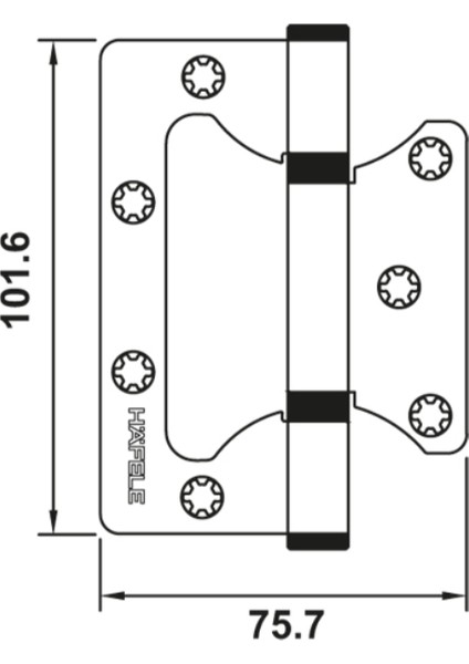 Kelebek Kapı Menteşesi Parlak Altın Renkli fiyatları