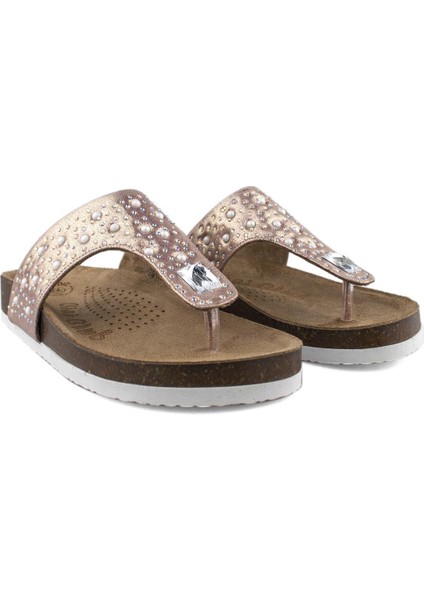 Taşlı Pudra Kız Çocuk Parmak Arası Terlik fiyatları