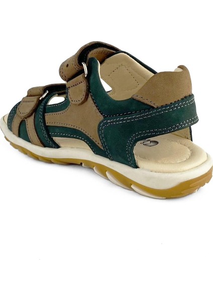 Deri Nefti Kum Erkek Çocuk Sandalet modelleri