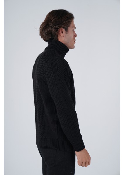 Erkek Yürütme Saç Örgülü Balıkçı Yaka Triko Yün Kazak fiyatları