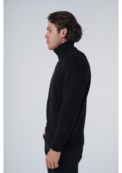 Erkek Yürütme Saç Örgülü Balıkçı Yaka Triko Yün Kazak fırsatları