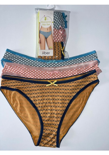 Kadın Vıskos Slip Külot 3"lü