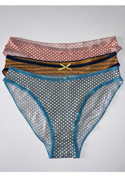 Kadın Vıskos Slip Külot 3"lü modelleri