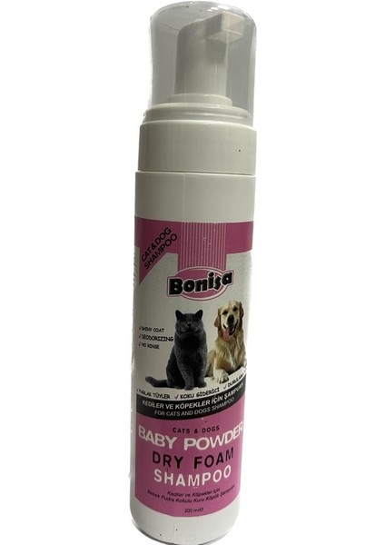 Baby Powder Aromalı Kedi ve Köpek Köpük Şampuanı