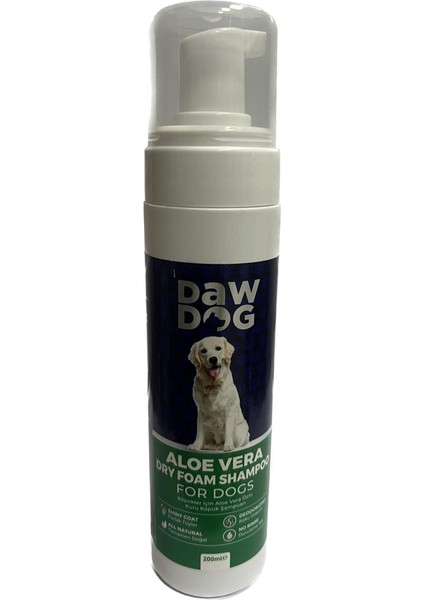 Dawcat Aloe Vera Dry Foam Kedi Köpük Şampuanı